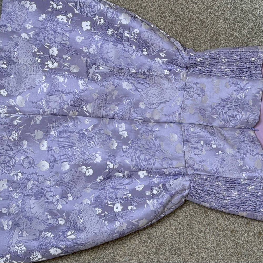 Amanda Uprichard Lilac Strap Romper Dress medium - Picture 3 of 7